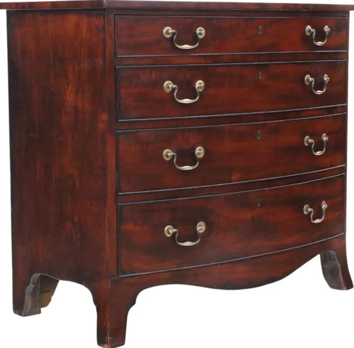 Pamono Georgian Mahogany Chest of Drawers, Late 18th / Early 19th Century New