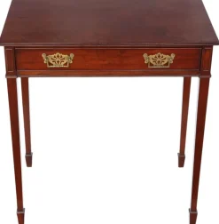 Pamono Georgian Revival Mahogany Writing Desk, 1880s-1900s Discount