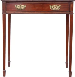 Pamono Georgian Revival Mahogany Writing Desk, 1880s-1900s Discount