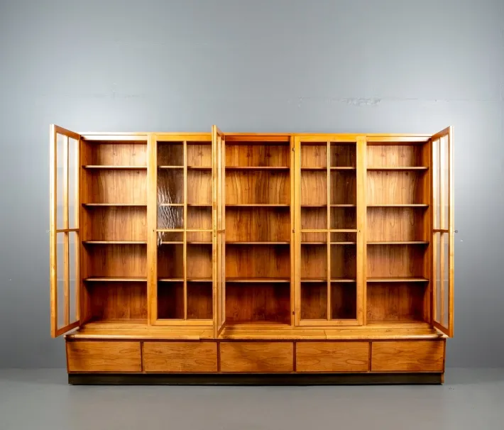 Pamono German Bookcase Wall Unit from Holsatia, 1930s Sale