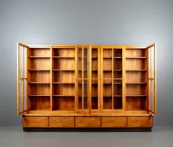 Pamono German Bookcase Wall Unit from Holsatia, 1930s Sale