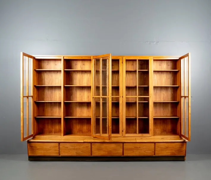 Pamono German Bookcase Wall Unit from Holsatia, 1930s Sale