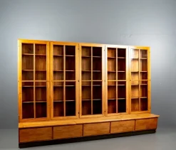 Pamono German Bookcase Wall Unit from Holsatia, 1930s Sale