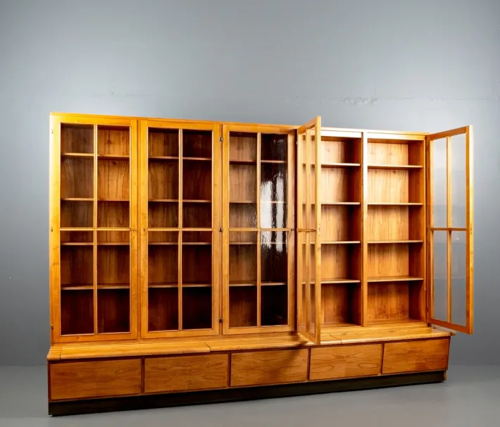 Pamono German Bookcase Wall Unit from Holsatia, 1930s Sale