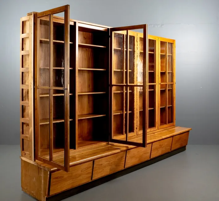 Pamono German Bookcase Wall Unit from Holsatia, 1930s Sale