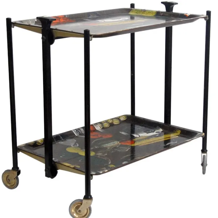 Pamono German Gerlinol Bar Cart from Bremshey & Co., 1960s Discount