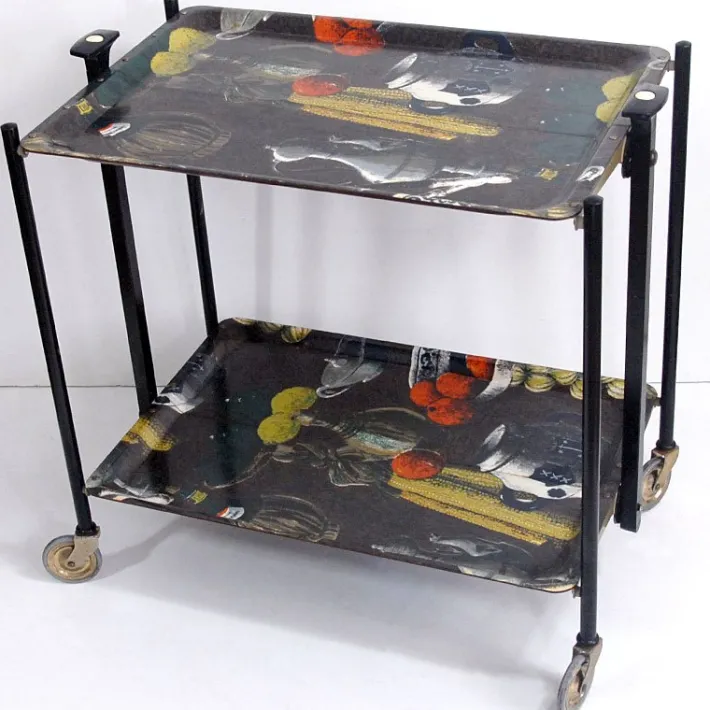 Pamono German Gerlinol Bar Cart from Bremshey & Co., 1960s Discount