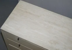 Pamono German Marble Topped Chest of and Bedside Drawers from Interlubke, Set of 3 Best