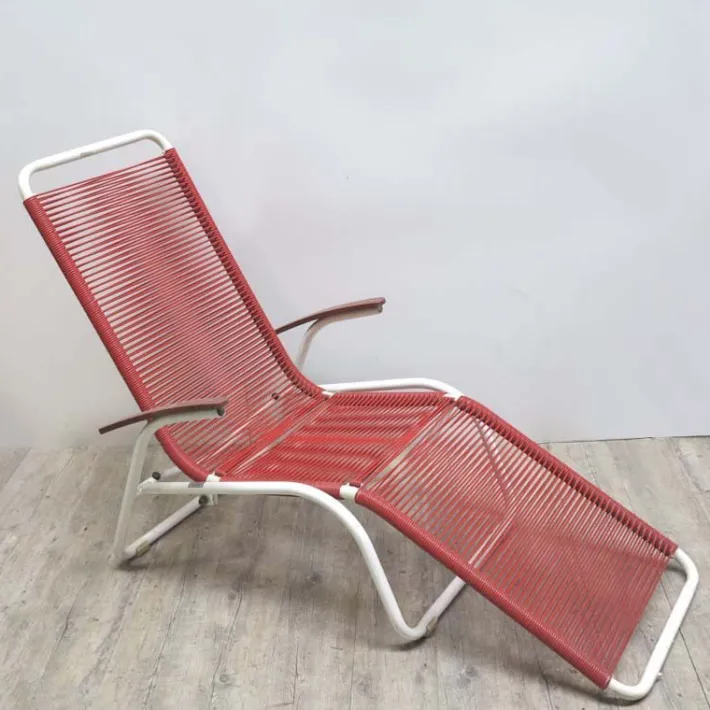 Pamono German Metal and Plastic Garden Chair from Henkel Ideal, 1970s New