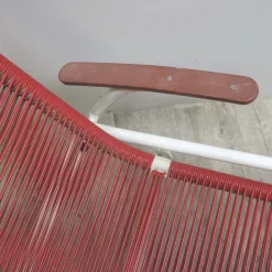 Pamono German Metal and Plastic Garden Chair from Henkel Ideal, 1970s New