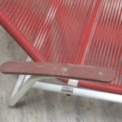 Pamono German Metal and Plastic Garden Chair from Henkel Ideal, 1970s New