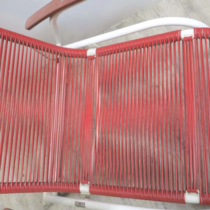 Pamono German Metal and Plastic Garden Chair from Henkel Ideal, 1970s New