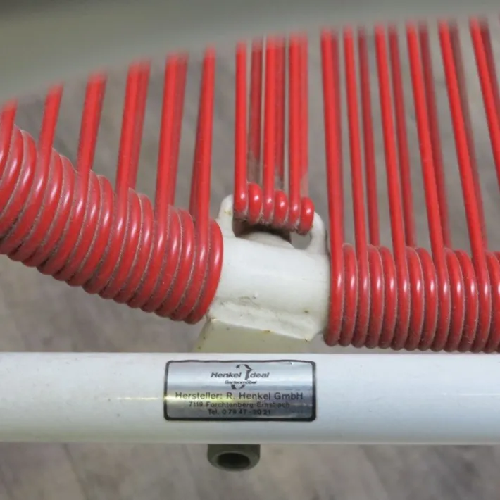 Pamono German Metal and Plastic Garden Chair from Henkel Ideal, 1970s New