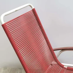 Pamono German Metal and Plastic Garden Chair from Henkel Ideal, 1970s New
