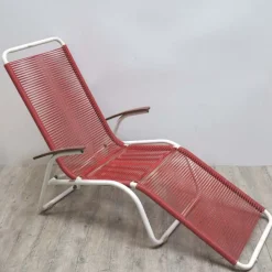 Pamono German Metal and Plastic Garden Chair from Henkel Ideal, 1970s New
