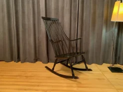 Pamono Grandessa Rocking Chair by Lena Larsson for Nesto, Sweden, 1960s Hot