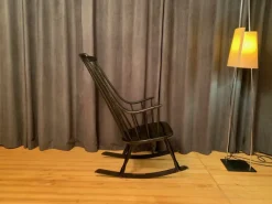 Pamono Grandessa Rocking Chair by Lena Larsson for Nesto, Sweden, 1960s Hot