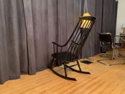 Pamono Grandessa Rocking Chair by Lena Larsson for Nesto, Sweden, 1960s Hot