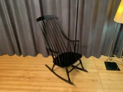Pamono Grandessa Rocking Chair by Lena Larsson for Nesto, Sweden, 1960s Hot