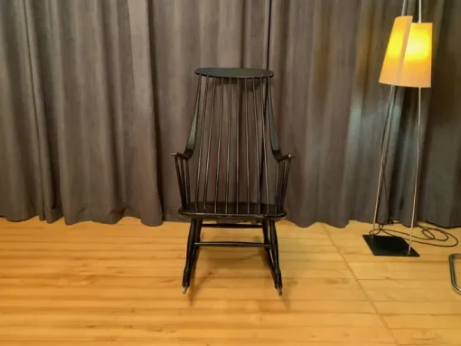 Pamono Grandessa Rocking Chair by Lena Larsson for Nesto, Sweden, 1960s Hot