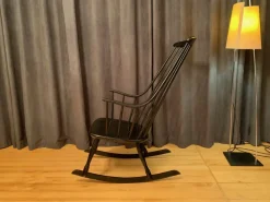 Pamono Grandessa Rocking Chair by Lena Larsson for Nesto, Sweden, 1960s Hot
