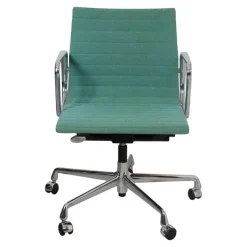 Pamono Green Fabric and a Chrome Ea-117 Office Chair by Charles Eames for Vitra Online