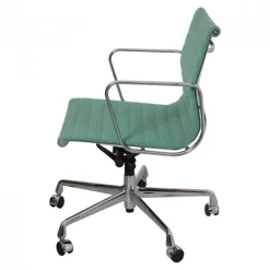 Pamono Green Fabric and a Chrome Ea-117 Office Chair by Charles Eames for Vitra Online