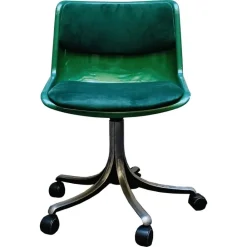 Pamono Green Modus Office Chair attributed to Osvaldo Borsani, Italy, 1975 Clearance