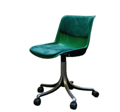 Pamono Green Modus Office Chair attributed to Osvaldo Borsani, Italy, 1975 Clearance