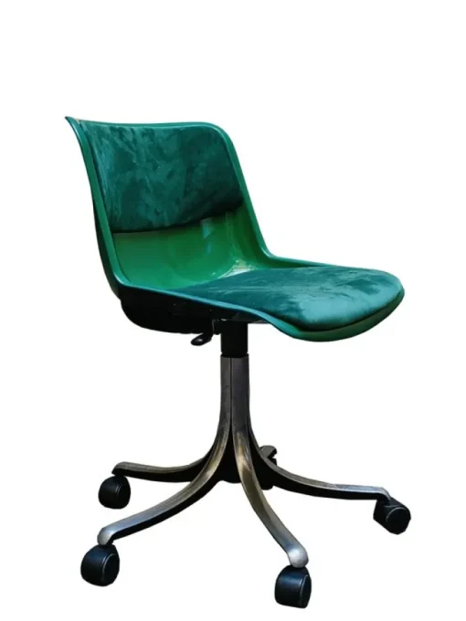 Pamono Green Modus Office Chair attributed to Osvaldo Borsani, Italy, 1975 Clearance
