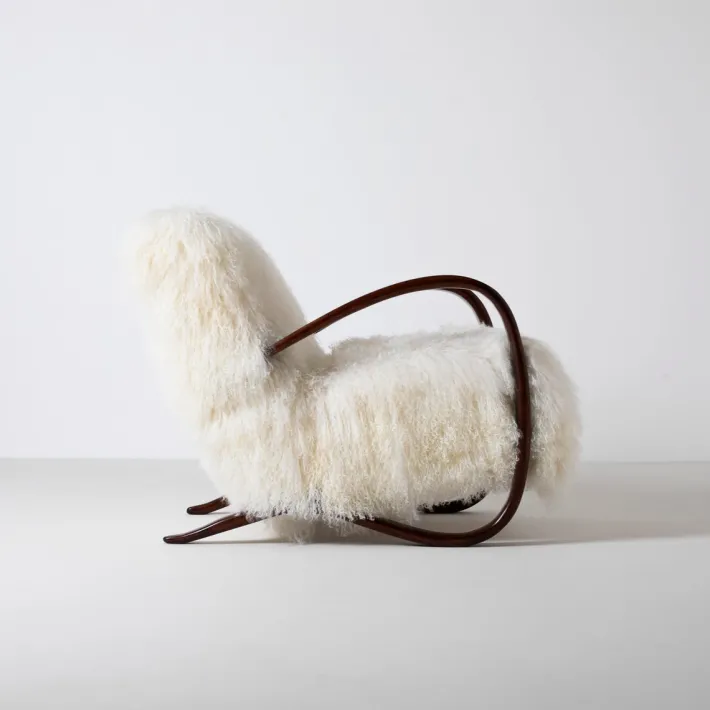Pamono H-269 Lounge Chairs by Jindrich Halabala, Czechoslovakia, 1950s, Set of 2 Outlet