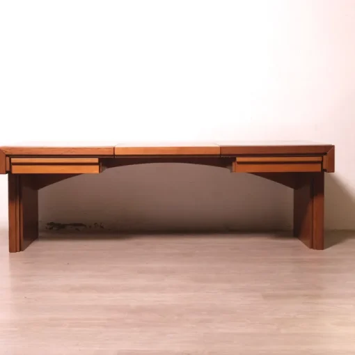 Pamono Handcrafted Wooden Desk, 1970s New