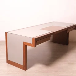 Pamono Handcrafted Wooden Desk, 1970s New