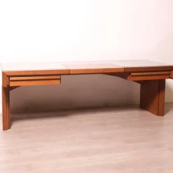 Pamono Handcrafted Wooden Desk, 1970s New