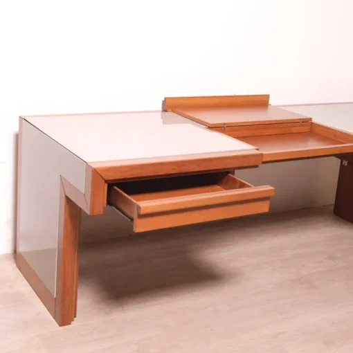 Pamono Handcrafted Wooden Desk, 1970s New