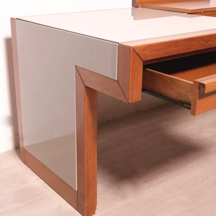 Pamono Handcrafted Wooden Desk, 1970s New