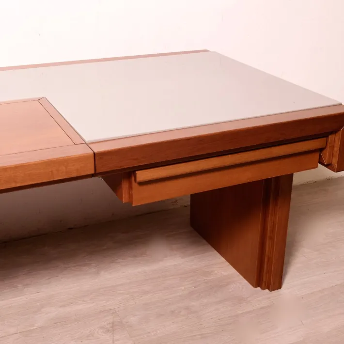 Pamono Handcrafted Wooden Desk, 1970s New