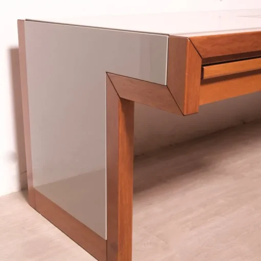 Pamono Handcrafted Wooden Desk, 1970s New