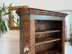 Pamono Hand-Painted Farmers Shelf, Bookcase, Tyrol Farmers Box, Riders Box G2030 New