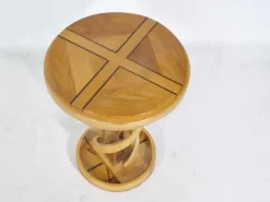 Pamono Helix Side Table in Cherrywood, 1980s Outlet