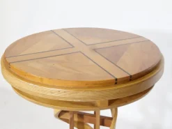 Pamono Helix Side Table in Cherrywood, 1980s Outlet