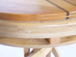 Pamono Helix Side Table in Cherrywood, 1980s Outlet