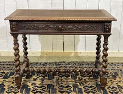 Pamono Henry II Oak Desk, Early 20th Century Hot