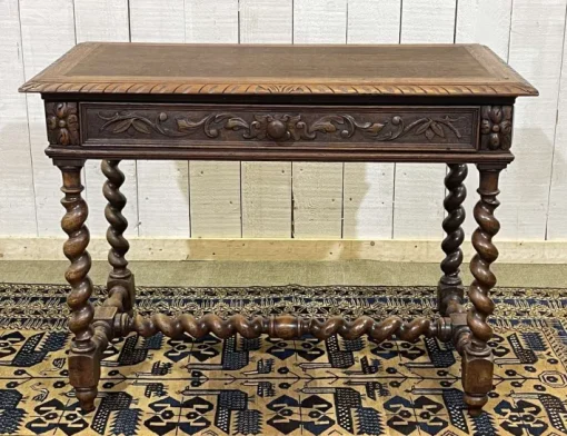 Pamono Henry II Oak Desk, Early 20th Century Hot