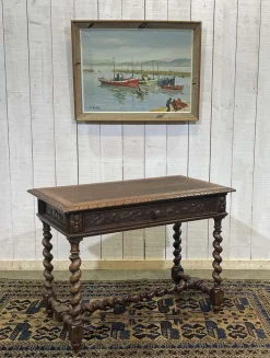 Pamono Henry II Oak Desk, Early 20th Century Hot