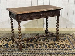 Pamono Henry II Oak Desk, Early 20th Century Hot