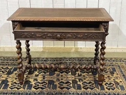 Pamono Henry II Oak Desk, Early 20th Century Hot
