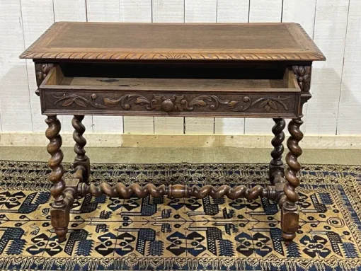 Pamono Henry II Oak Desk, Early 20th Century Hot