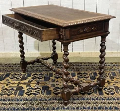 Pamono Henry II Oak Desk, Early 20th Century Hot