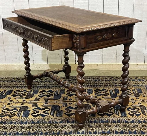 Pamono Henry II Oak Desk, Early 20th Century Hot